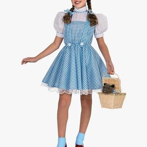 Wizard of Oz Dorothy blue dress costume (girls)